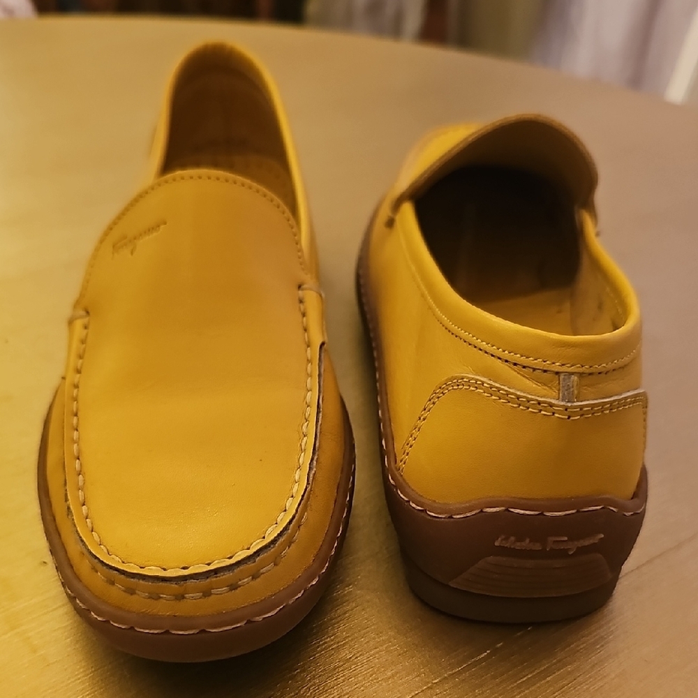 Salvatore Ferragamo Men's Yellow Loafers